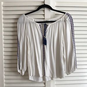 3/4 length sleeve top